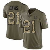 Nike Colts 21 Vontae Davis Olive Camo Salute To Service Limited Jersey Dzhi,baseball caps,new era cap wholesale,wholesale hats